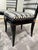 Black High Back Black Lacquered Dining Chairs, Set of 6 For Sale - Image 8 of 18
