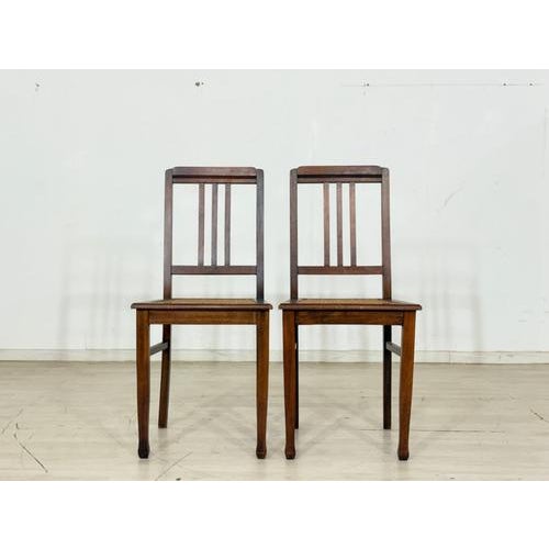 Gründerzeit Chairs in Wood, Set of 2 For Sale - Image 5 of 9
