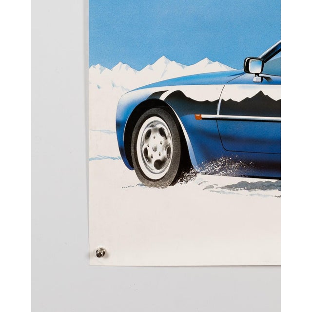 Porsche the Winter Poster, 1985 For Sale - Image 8 of 9