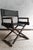 Set of 2 director’s chairs in bamboo and black leather, mcguire san francisco 1970 product details made with leather...