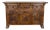 Spanish Carved Oak Sideboard Cabinet with Three Doors and Drawers, 1860s For Sale