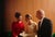 Lady In Red by Toni Frissell Glammed up guests at the opening of the New Metropolitan Opera House enjoy deep...