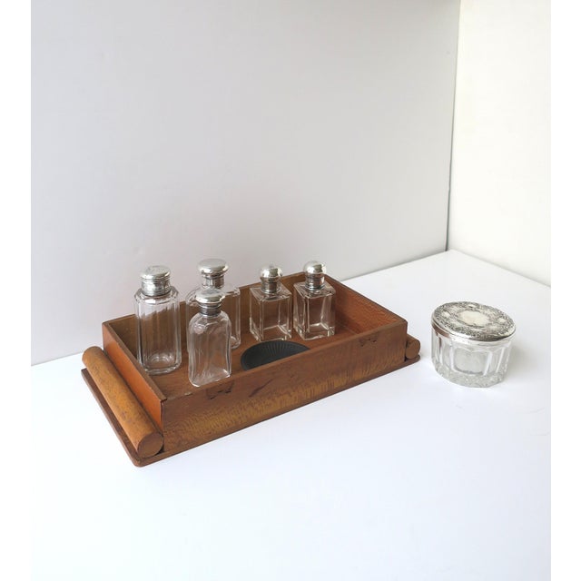 Sterling Silver Jewelry Box With Vanity Mirror, Victorian Style, Late-20th Century For Sale - Image 9 of 11