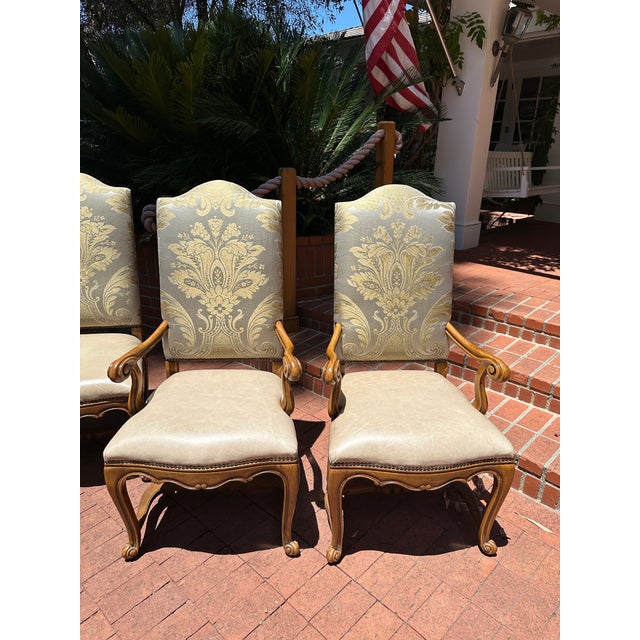 2000 - 2009 William Switzer French Louis XV Dining Chairs - Set of Twelve (10 Side Chairs + Host Armchairs) For Sale - Image 5 of 13