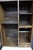 Brown Rare Salesman Sample Style Hoosier Cabinet in Oak With Enamel Work Surface For Sale - Image 8 of 15