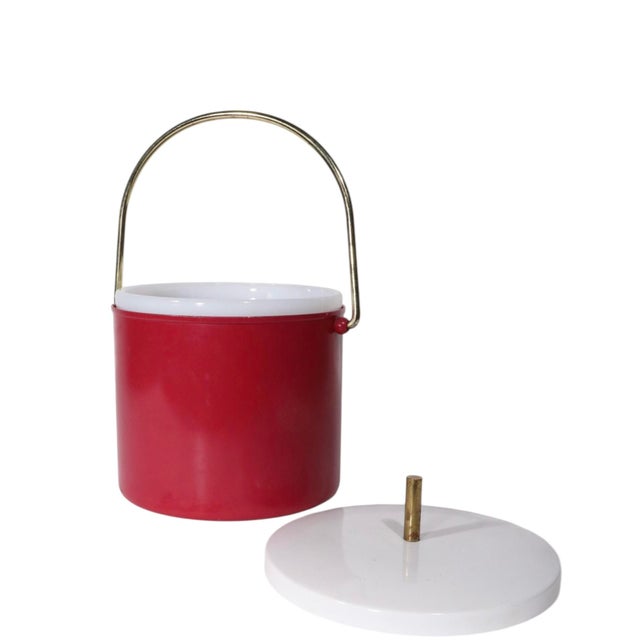 Mid-Century Modern Mid 20th Century Hollywood Regency Style Ice Bucket For Sale - Image 3 of 5