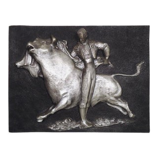 Mid-Century Fiberglass Matador Wall Art by J. Segura For Sale