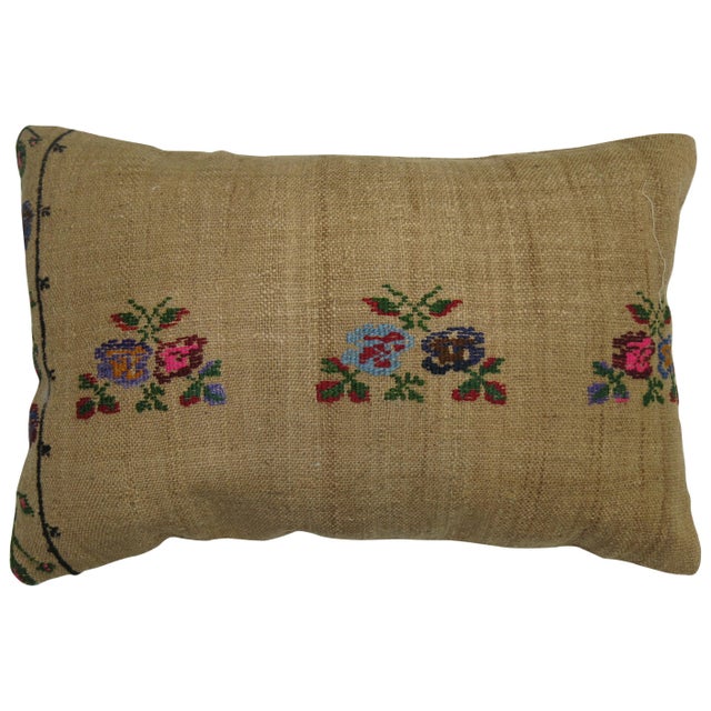 Pillow made from a Turkish Kilim.