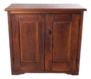 19th Century Pine 2 Door Cupboard