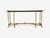 1970s LaBarge, German Modern, Console Table, Brass, Glass, Germany, 1970s For Sale - Image 5 of 15