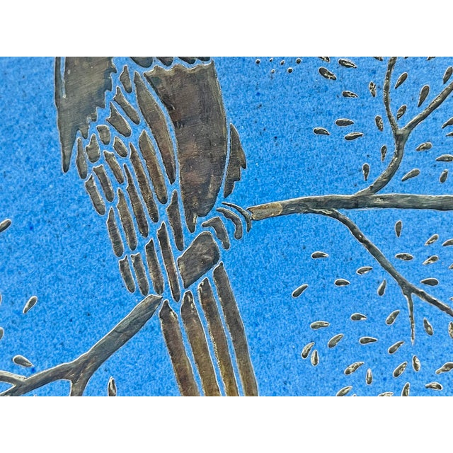 Emilia Castillo for Los Castillo Cobalt Porcelain & Silver Bowl, 1990 For Sale - Image 13 of 18