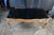 Antique Italian Baroque Venetian Walnut Burl Black Top Glass Dining Table Desk For Sale - Image 6 of 18