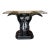 Vintage Regency Palm Leaf Console Table Attributed to Serge Roche For Sale