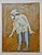 Sergio Barletta, Figurative Composition, 1965, Tempera on Paper For Sale