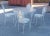 Ornate Wrought Iron Patio Table With Frosted Glass Top & 4 Chairs For Sale - Image 13 of 13