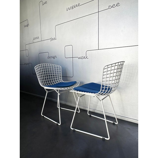Model 4023 Dining Chairs by Harry Bertoia for Knoll International, 1970s, Set of 2 For Sale - Image 6 of 18