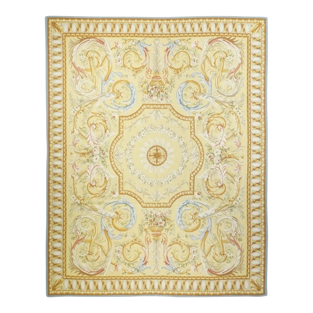 Aubusson Rug 7'10''x10'2'' For Sale