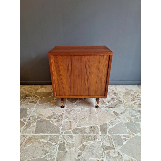 Wood Teak Chest of Drawers by Giuseppe Brusadelli for GBL, 1950s For Sale - Image 7 of 10