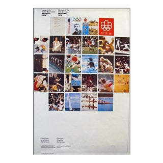 1976 Montreal Olympic Poster, One-Sided, Mosaic Official Olympic Posters - Cojo For Sale