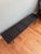 Mid-Century Modern 1960s MCM Vintage Black Slat Wood Bench For Sale - Image 3 of 8