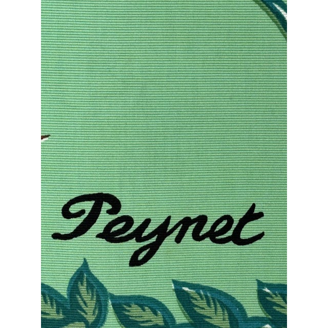 Large Printed Canvas Stretched on Frame Couple with Doves, 1970s For Sale - Image 4 of 5