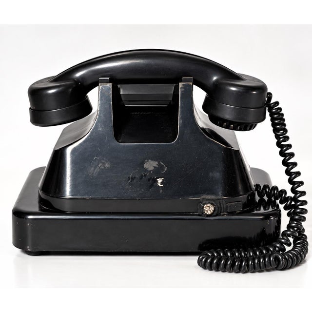 1940s World War 2 Siemens and Halske Multi-Line Rotary Desk Telephone For Sale - Image 9 of 10