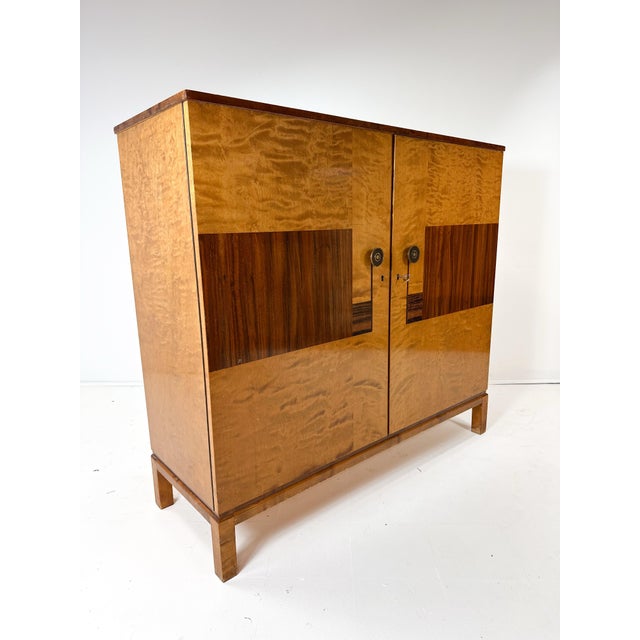 1930's Swedish Art Deco Cabinet For Sale - Image 4 of 10
