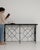 Metal 19th Century French Wrought Iron Console with Blue Stone Top For Sale - Image 7 of 13