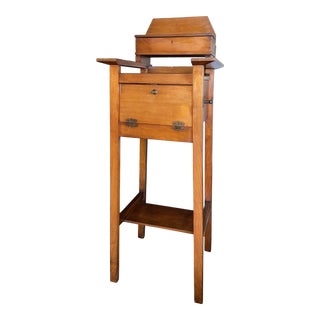 Antique Arts & Crafts Gentleman’s Shaving Stand/Table For Sale