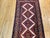 Vintage Persian Malayer Runner Rug, Hand-Knotted Wool, Geometric Pattern, 3x10, Ivory & Red For Sale - Image 9 of 15