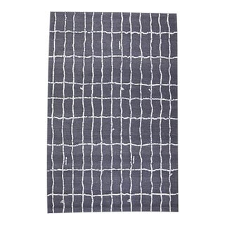 Hand-Knotted Modern Wool Rug. 9' X 12' For Sale