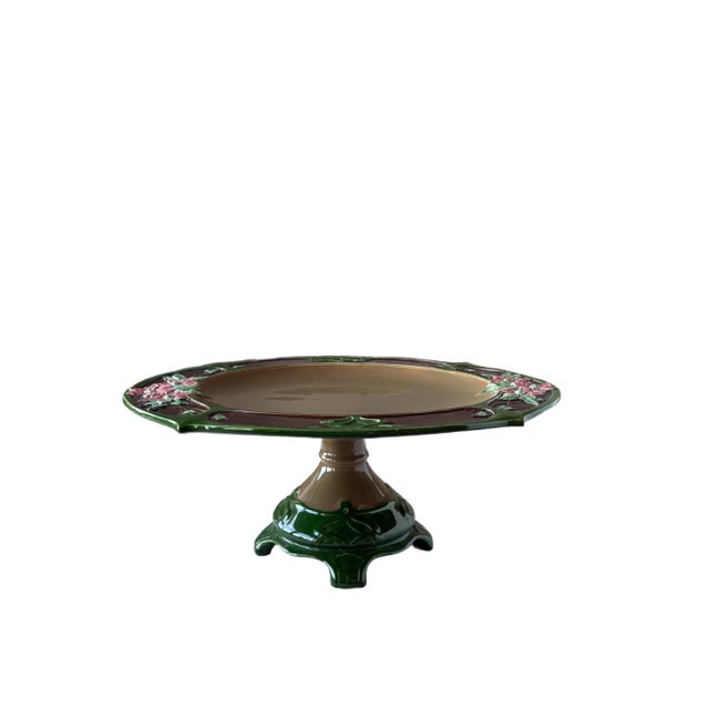 Brown Art Nouveau Ceramic Centerpiece, 1890s For Sale - Image 8 of 8