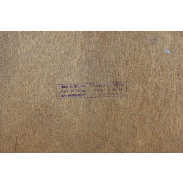 Mid-Century Rectangular Gilt Mirror from Deknudt, Belgium, 1980s For Sale - Image 11 of 12