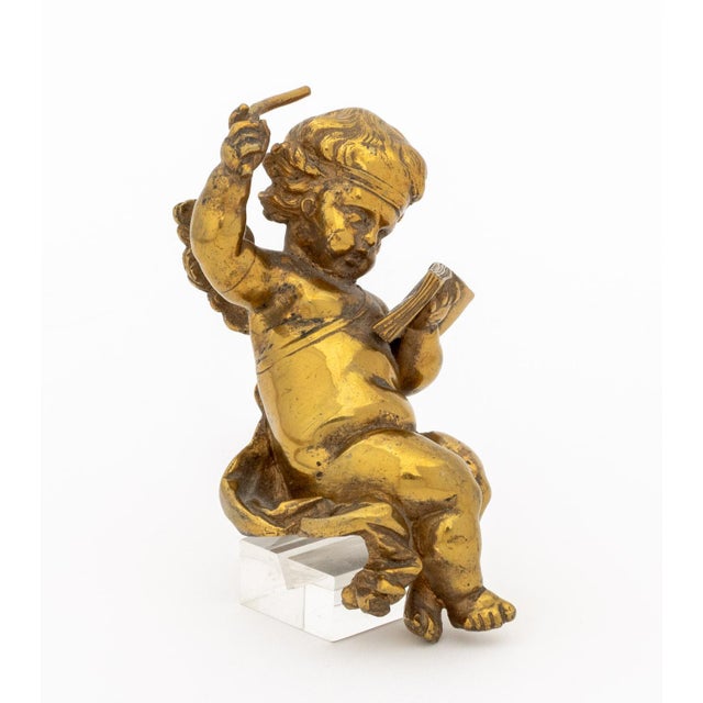 Rococo Style Gilt Bronze Architectural Mounts, 2 For Sale - Image 10 of 12