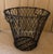 Large Antique Early 20th Century Heavy Gauge Industrial Wire Work Basket With Handles for Garden or Hearth For Sale - Image 14 of 17