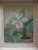Shabby Chic Late 20th Century White Iris Floral Still Life Painting, Framed For Sale - Image 3 of 8