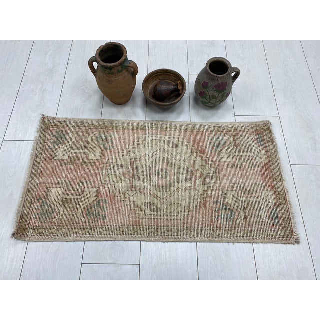 Turkish Oushak Bohemian Floral Rug For Sale - Image 3 of 5
