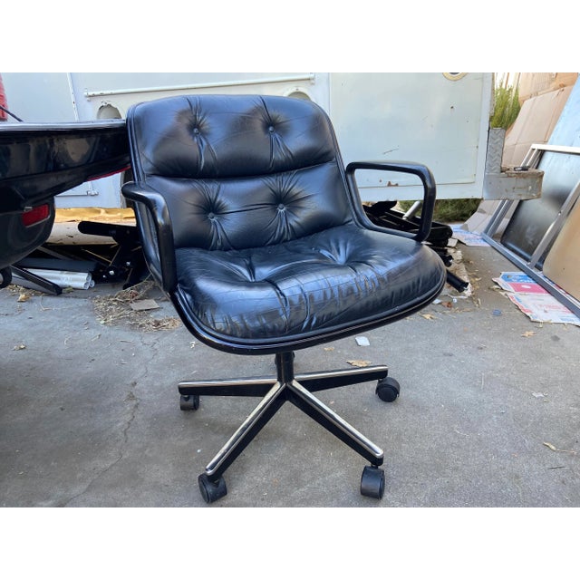 1980s Knoll Charles Pollock Chair For Sale - Image 9 of 11