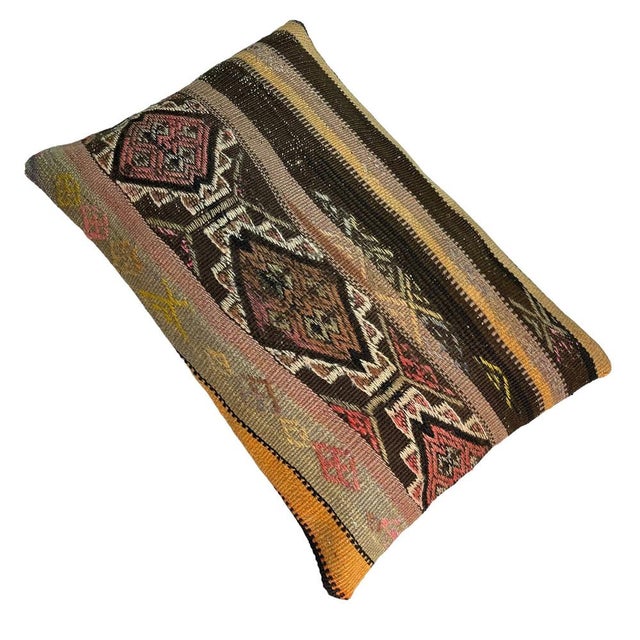 Vintage Turkish Handmade Cushion Cover, 1970s For Sale - Image 9 of 11