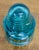 Traditional Vintage Hemingray 19 Aqua Teal Glass Insulator For Sale - Image 3 of 12