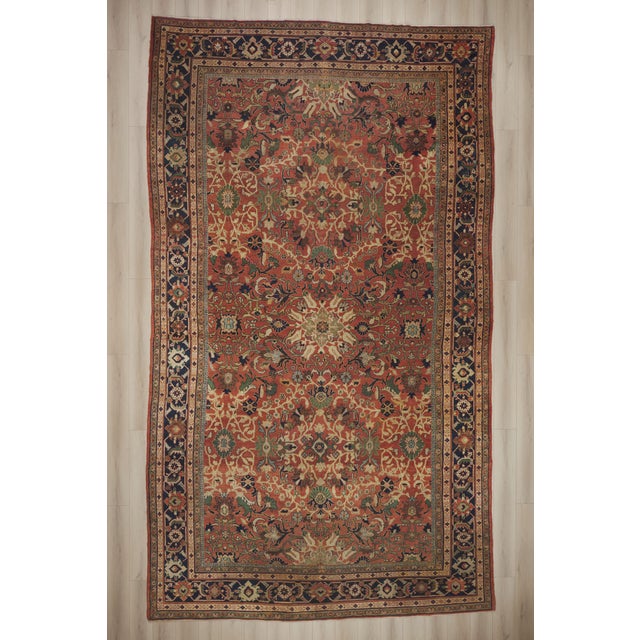 Late 19th Century Persian Sultanabad Rug, 11'05 X 20'00 For Sale - Image 10 of 10