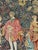 Blue French Aubusson Style Screen Printed Hand Tapestry, 1960s For Sale - Image 8 of 18