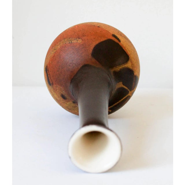 Ceramic Mid-Century Royal Haeger "Graphic Earth Wrap" Vase For Sale - Image 7 of 9
