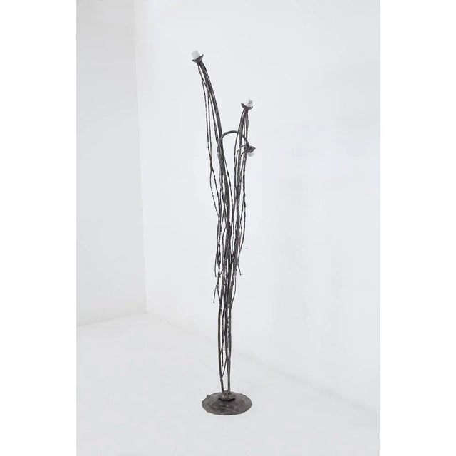 Brutalist Floor Lamp by Salvino Marsura, 1970s For Sale - Image 10 of 10