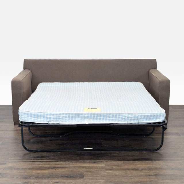 2010s Lee Industries Modern Sleeper Sofa With Cushions For Sale - Image 5 of 10