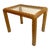 Relocation Super Sale! 1980s Twisted Rattan Modern Coastal Style Side Table For Sale