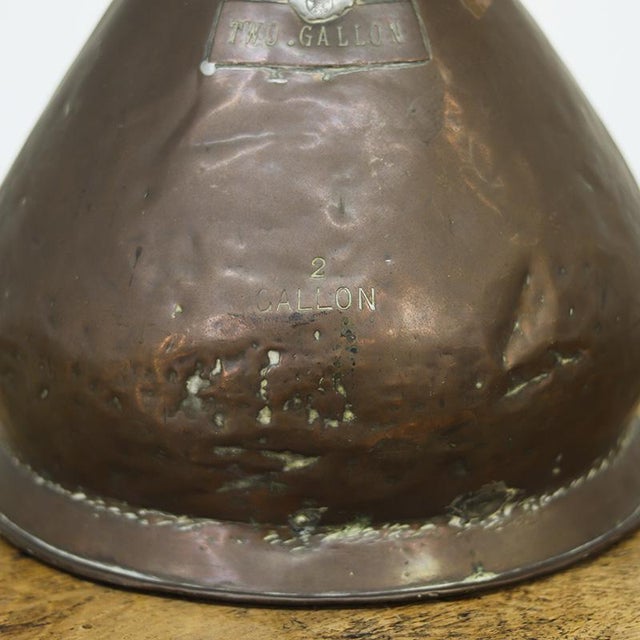 19th Century Victorian Weathered and Patinated Haystack 2 Gallon Measure Jug For Sale - Image 9 of 10