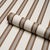 Schumacher Sample - Schumacher Chatham Stripe Wallcovering In Umber For Sale - Image 4 of 6