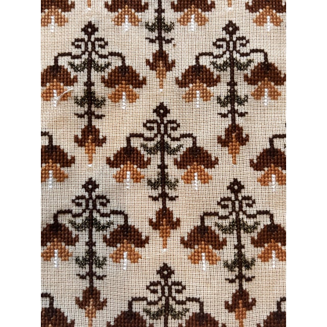 Rustic Geometric 20th Century Wall Sconce Pattern Textile For Sale - Image 3 of 3