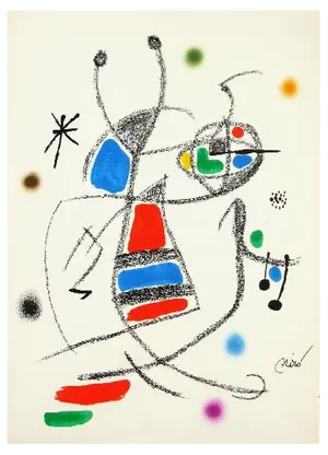 Joan Miro, Maravillas con variaciones acrosticas 8, 1975, Original Lithograph
